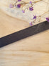 Flachleder 5mm Trend dunkelbraun ca. 50cm