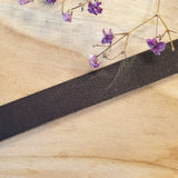 Plat leer 10 mm Trend donkerbruin circa 50 cm