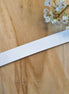Plat leer 5 mm Wit circa 50 cm