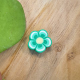 Polymeer bloem groen