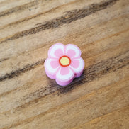 Polymer flower light pink