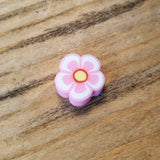 Polymeer bloem licht roze