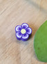 Polymer flower purple