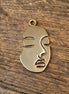 Vergulde bedel pretty face goud