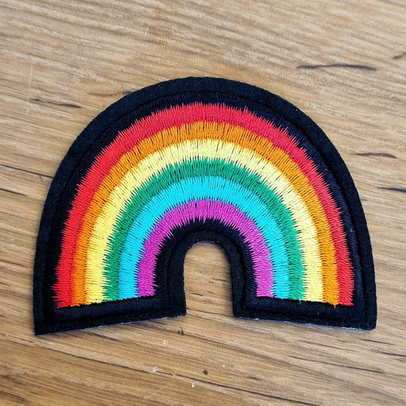 Patch - Regenboog strijkplaatje