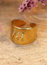 Ring with 3 eyes DQ GOLD