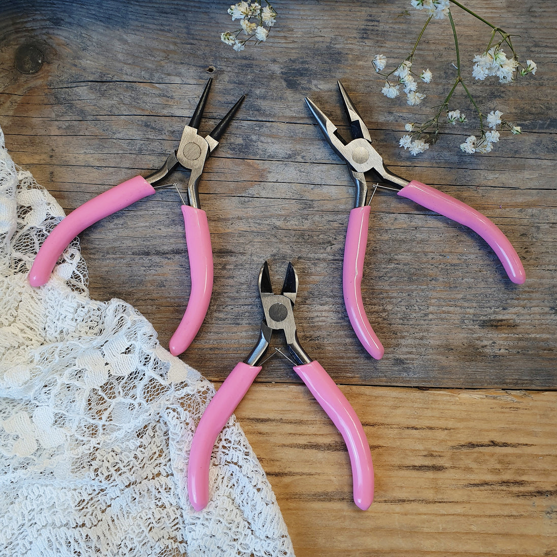 Zangen-Set rosa