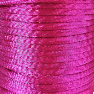 Satijnkoord fuchsia 5 meter