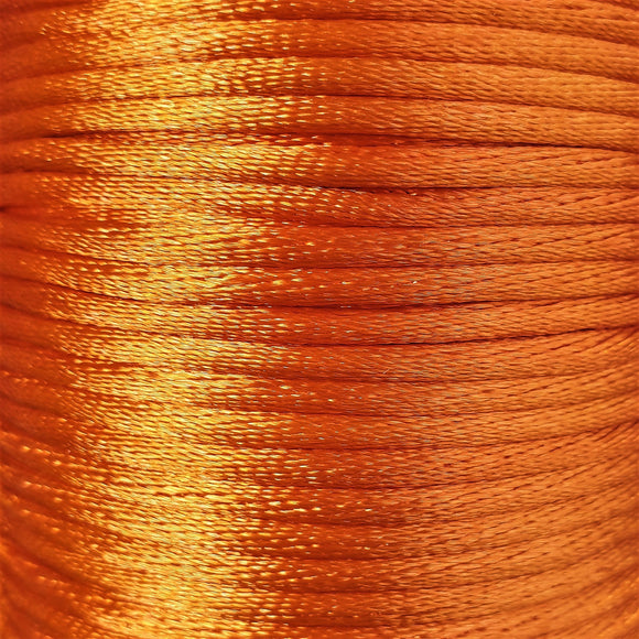 Satijnkoord oranje 5 meter