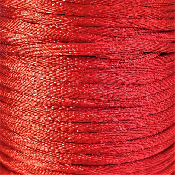 Satijnkoord rood 5 meter