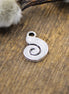 DQ silver snail shell charm