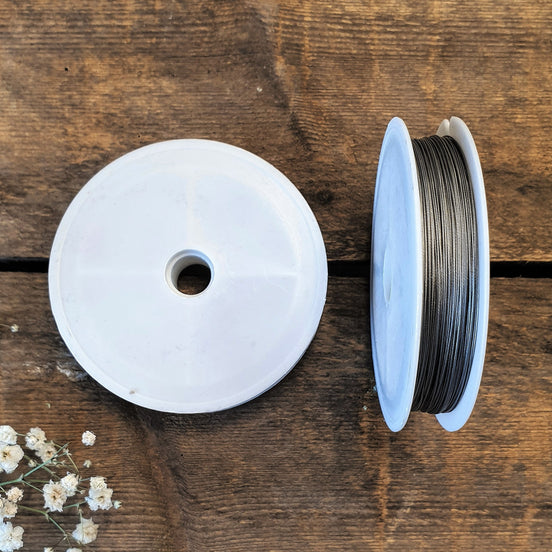 Staaldraad 100 meter - zilver