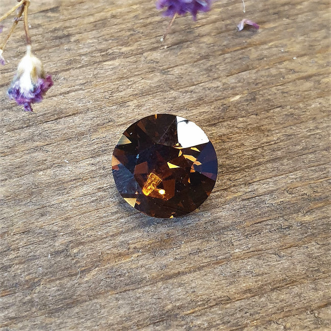 Swarovski puntsteen Smoked topaz