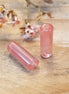 Semi-precious stone tube Rose Quartz