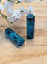Semi-precious stone tube Turquoise blue