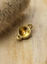 Spacer DQ GOLD Swarovski round bottom