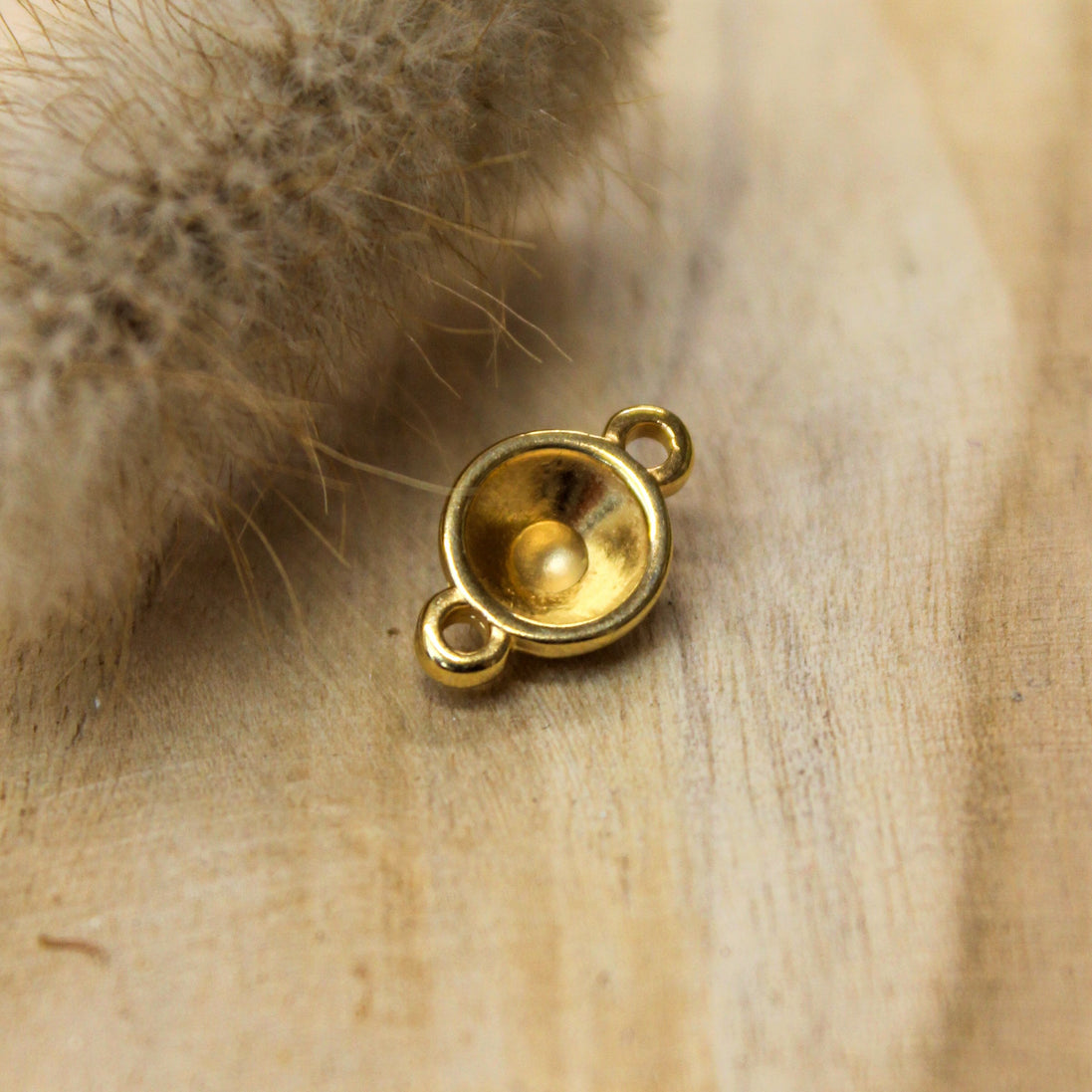 Spacer DQ GOLD Swarovski round bottom