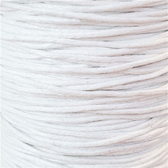 Waxkoord 1 mm wit