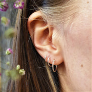 925 sterling zilveren oorring